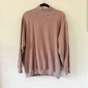 Aerie Mockneck Pullover Turtleneck Sweatshirt Oversized The Sweat Everyday Cozy